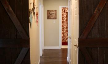 These beautiful barn doors lead you into a Western themed adventure.